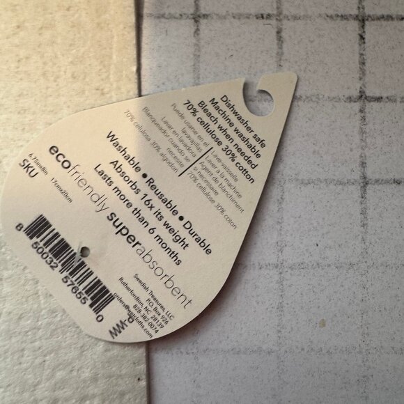 Wet-It! Swedish Treasures Dishcloth & Cleaning Cloth -Set of 2 - Picture 2 of 3